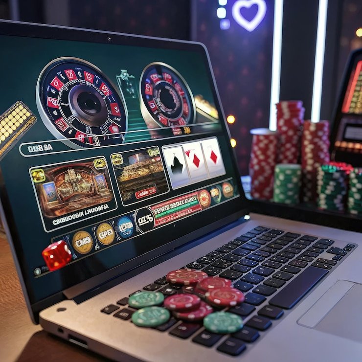 Antarmuka platform ligaciputra168 menampilkan live dealer blackjack dan pasar sportsbook